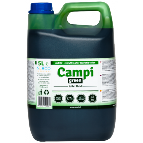 Płyn do WC turystycznych przenośnych Campi Green 5 L
